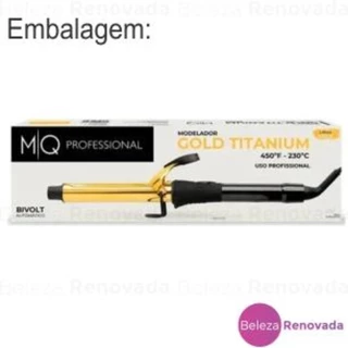 Modelador Cachos Titanium Mq Professional Gold Bivolt