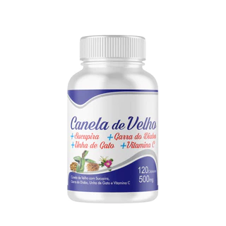 Canela de velho Composta 120 cápsulas 500 mg Sucupira Garra +