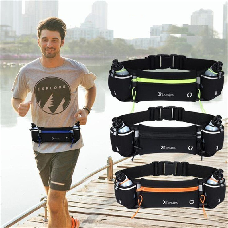 Cinto De Corrida Com 2 Garrafas De Água Pochete Para Mulheres E Homens ...