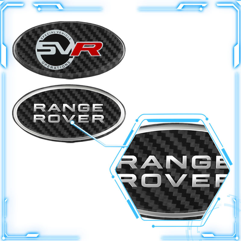 AUTOZOCO Evoque Emblem Sticker Compatible With Range Rover Black - 5