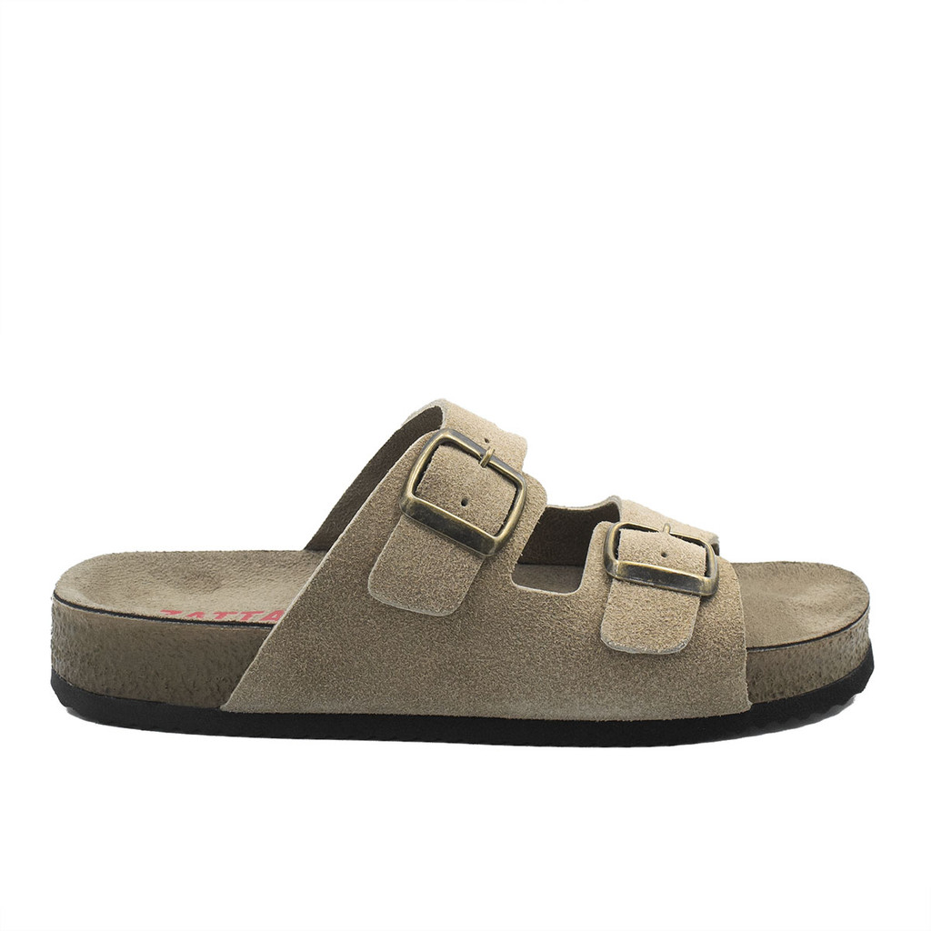 Papete Zatta Couro Camurça Fivela Hanna | Shopee Brasil