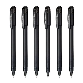 Caneta Pentel Energel Makkuro 0.7mm Kit com 6 Pretas