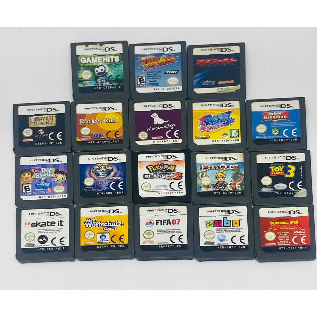 Jogos Nintendo Ds Originais - Lote 15 Jogos Loose Ler Descri