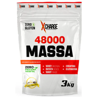 Hipercalórico Massa X-charge Batata Doce 3kg Envio Já