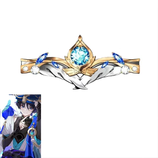 Anime Game Genshin Impact Wanderer Temático Cosplay Ring Unisexo Abertura Ajustável Anéis Pingentes Jóias Acessórios Presentes