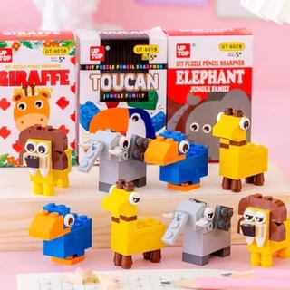 CAIXINHA COM APONTADOR PARA MONTAR BICHO EBO7760A em Oferta na Shopee