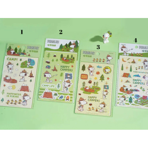 Adesivos Snoopy Camp - Importados