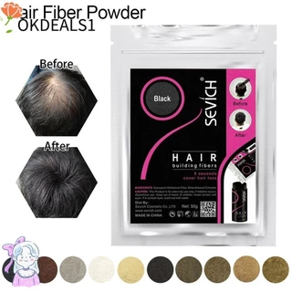 OKDEALS 100g Fibra Capilar Em Pó Orgânica Crescimento De Cabelos Queratina Natural Espessos