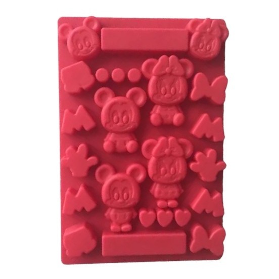 Forma De Silicone Personagem Menino Rato E Rata Mouse V | Shopee Brasil