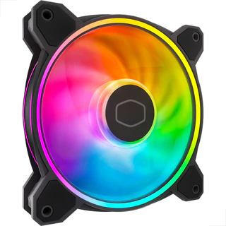 Cooler Master Masterfan PRETO MF120 HALO2 120m ARGB Gabinete