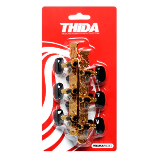 Tarraxa Violão Nylon Profissional Thida Pino Grosso 18 Dentes Chapa 2mm