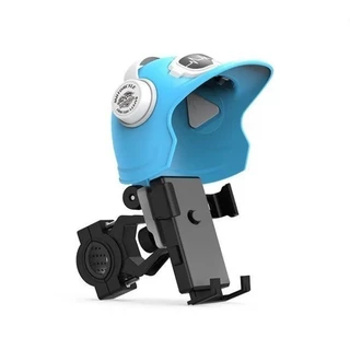 Suporte Celular Moto Bike Universal Proteção Contra Reflexo Cor Azul-celeste