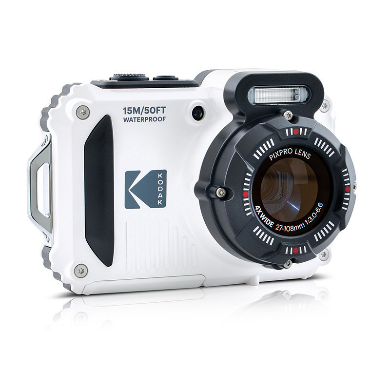 CÂMERA KODAK PIXPRO WPZ2 WATERPROOF BRANCA | Shopee Brasil
