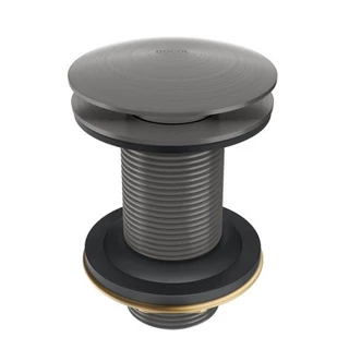 Valvula Saida d’agua para Lavatorio Click-Clack 7/8 Grafite Escovado Docol em Oferta na Shopee