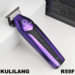 R555f Aparador De Cabelo Elétrico Profissional Púrpura 7200RPM Ajustável De 0 Passo GTX Barbearia KULILANG Madeshow