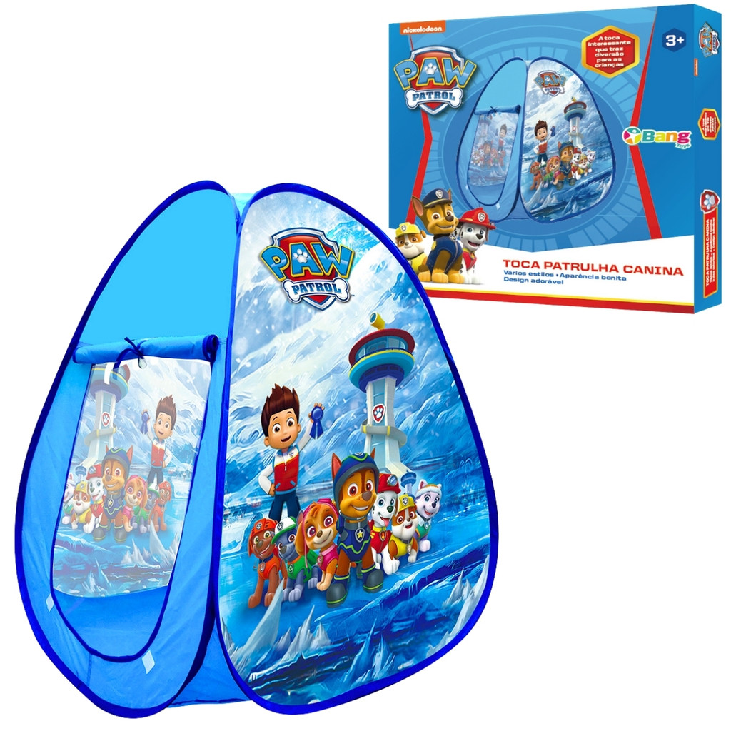 Barraca Infantil Cabana Patrulha Canina 535 - Bang Toys | Shopee Brasil