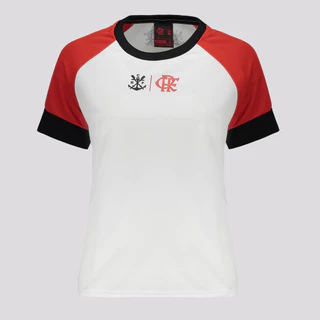Camisa Flamengo Âncora Feminina Branca