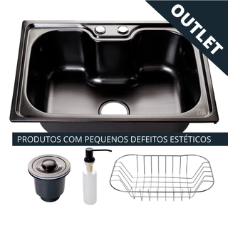 Cuba Cozinha Gourmet Preta C/ Acessórios - Pequenos Defeitos em Oferta na Shopee