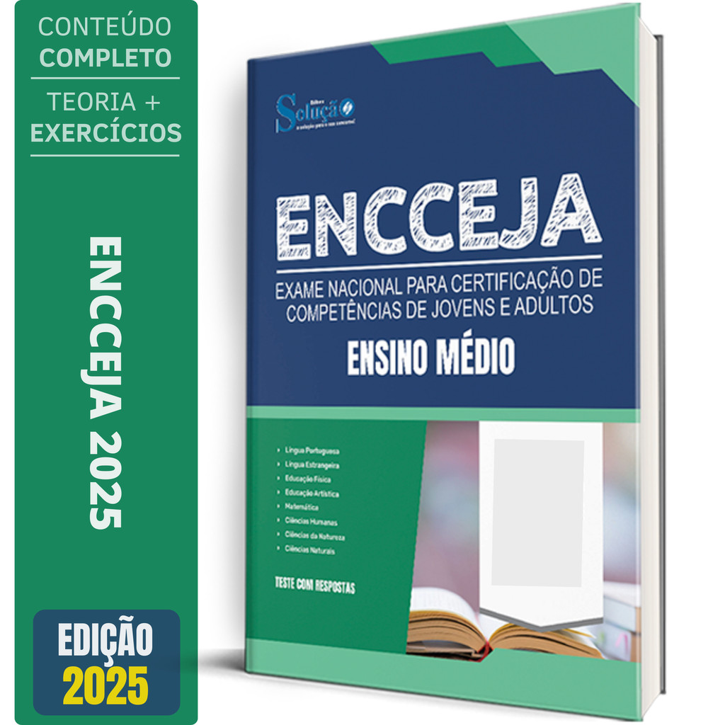 Apostila ENCCEJA 2025 - Ensino Médio | Shopee Brasil