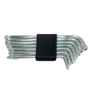 Jogo Kit De Chave Torx Tipo L 7 Peças Profissional