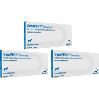 Senspert Cinomose Cães 1 Test. - Dechra - 3 Unidades