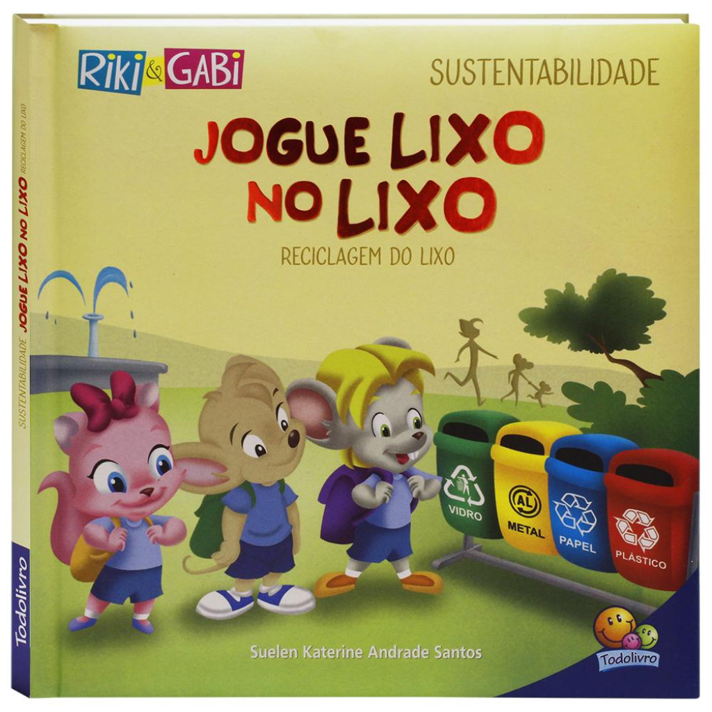 SUSTENTABILIDADE JOGUE LIXO NO LIXO (RIKI & GABI) | Shopee Brasil