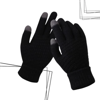 Luva Lã Touch Screen Frio Confortavel Celular Tablet Quentinha Inverno