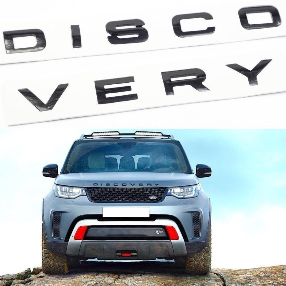 Emblema Letras Land Rover Discovery Sport Tampa de Mala e Capo Preto ...