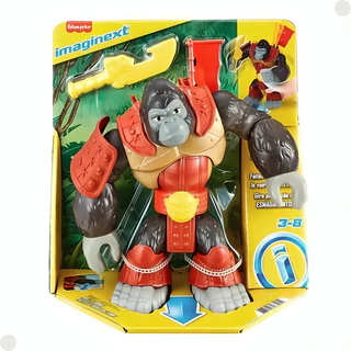 Boneco Modo De Ataque Gorila Samurai Fisher Price 22cm Gyx01 - Mattel