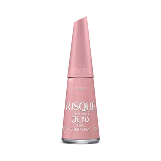 Esmalte Cremoso Nude Eita Como Cria Meu Jeito Risque Unhas