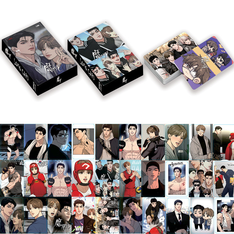 10-55pcs Jinx Mingwa Hologram Laser Lomo Cards Manga Manhwa comic