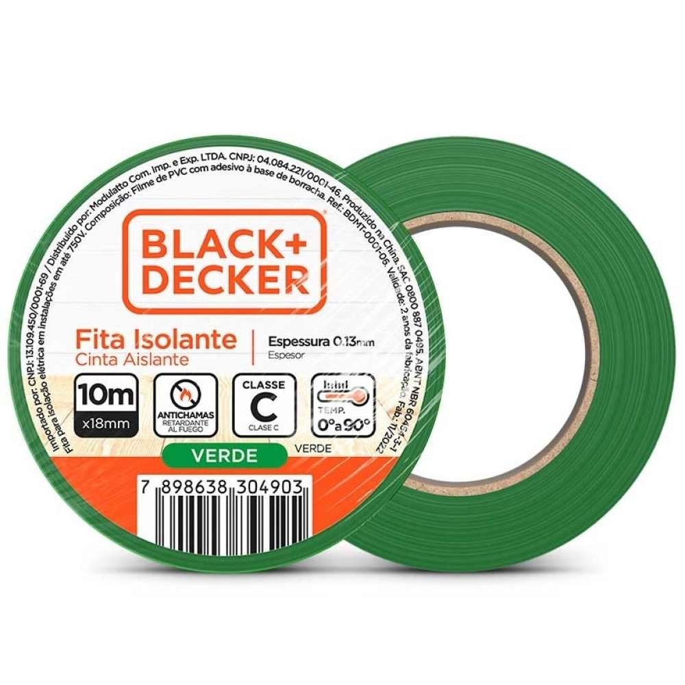 FITA ISOLANTE B D VERD 10MT