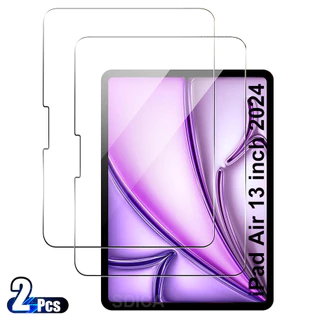 2PCS Para iPad Air 13 Polegadas 2024 M2 Protetor De Tela De Vidro Temperado A2903 A2904 6th Gen 11 Pro 13 11 Película Protetora Anti-Riscos Tablet HD