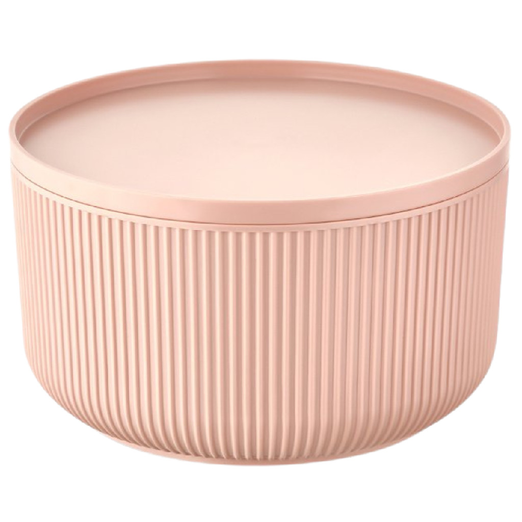 Travessa Pote Armazenador Alimentos Bowl Plastico Rosé 750ml Dynasty
