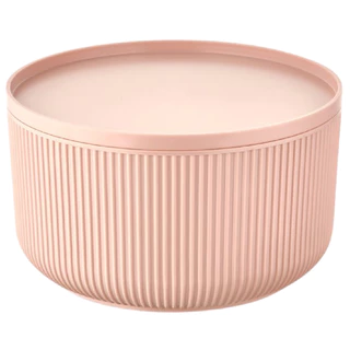 Travessa Pote Armazenador Alimentos Bowl Plastico Rosé 750ml Dynasty