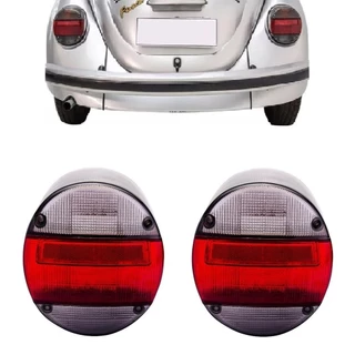Par Lente Lanterna Traseira Fusca Fafá 1979 1980 1981 1982 1983 1984 1985 1986 Itamar 1993 1994 1995 1996 Fumê em Oferta na Shopee