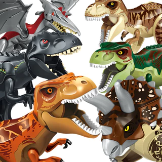 Dinossauro Mundo Jurássico Blocos De Construção De Grandes Dimensões Brinquedos Infantis Presente Compatível Com As Marcas Líderes Mundiais
