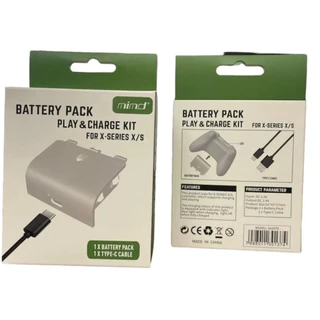 Bateria Recarregável Xbox Series S/x + Cabo Tipo-c Branco NÃO É COMPATÍVEL COM X-BOX ONE