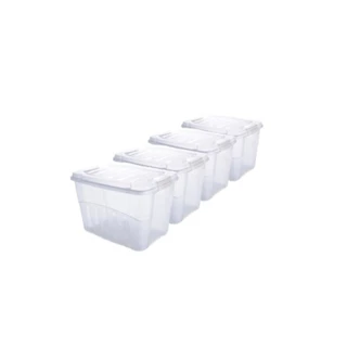 Kit 4 Caixas Organizadoras Plasútil 29L