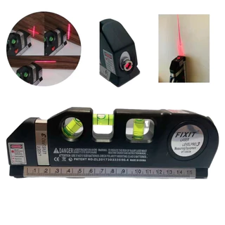 Nível Laser Multifuncional Level Pro3 - Precisão Profissional com 3 Linhas e Trena Integrada