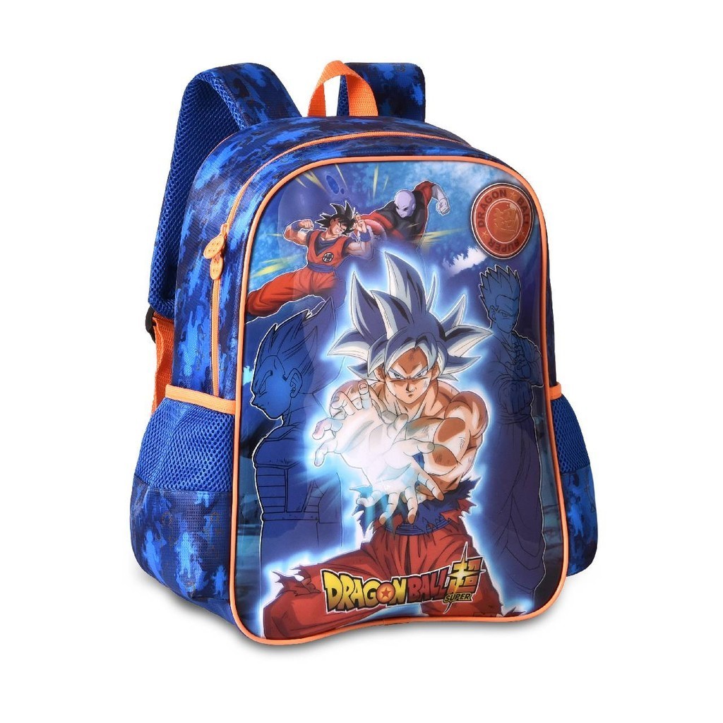 Mochila Dragon Ball Super Alca Reforcada de Costas Meninos Shopee Brasil