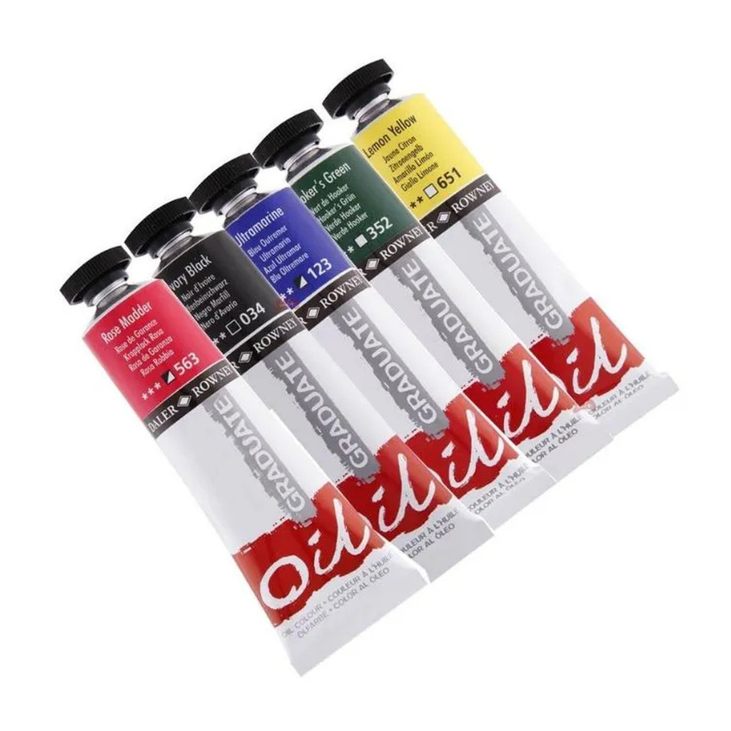 Daler-Rowney Graduate EST.Pinceles Mango Largo. 3 Pinceles Sintéticos
