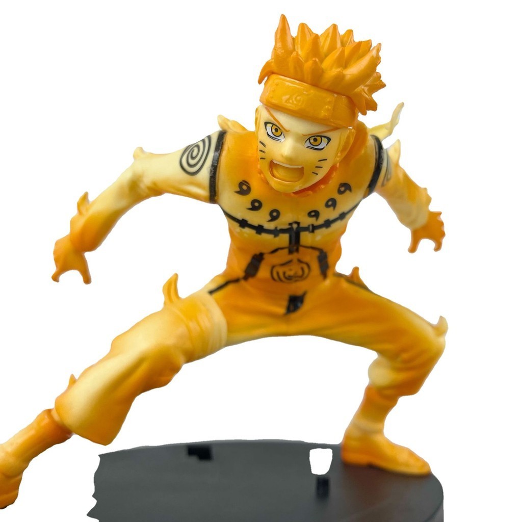 Boneco Naruto Modo Kurama 13 cm Com Suporte Anime Desenho Animado ...