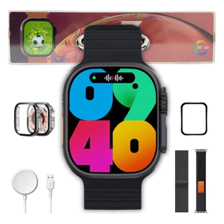 Smartwatch Relógio Inteligente Ultra 3 Plus Serie 10 com NFC Chat GPT GPS 2gb Amoled