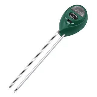 Medidor Ph Umidade Solo Luz Plantio Cultivo Plantas
