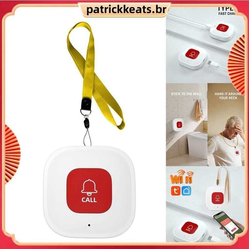 Tuya WiFi Smart SOS Botão De Chamada Sem Fio De Emergência Do ...