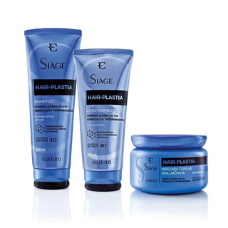 Combo Siàge Hair Plastia: Shampoo + Condicionador + Máscara - Eudora