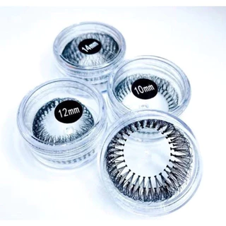 Kit 3 Potinhos de Cílios – 60 Tufinhos para Extensão Fio a Fio 10/12/14MM – Volume Natural e Mega Volume - WYL em Oferta na Shopee