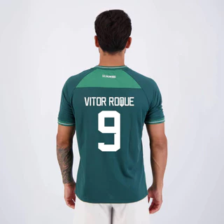 Camisa Palmeiras Vitor Roque 9 Champions RSM II Verde