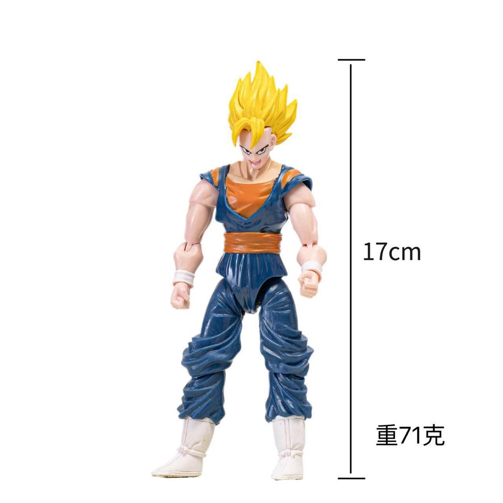 Bonecos Dragon Ball Z Articulado 15 cm Goku/Andrroid 17/Gohan/Ceu
